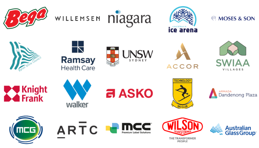 company logos of enery action's clients