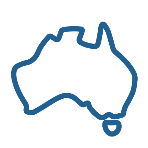 map of australia